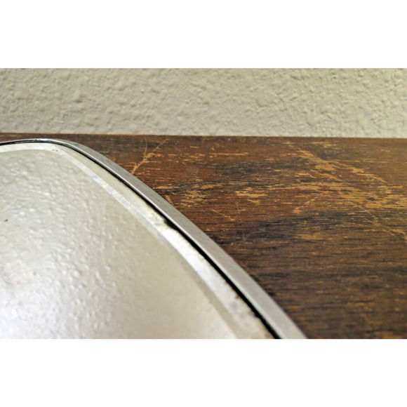 Vintage Art Deco Hand Held Beveled Vanity Mirror - Picture 6 of 7